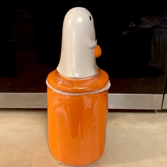RAE DUNN HALLOWEEN Trick or Treat Orange Mug with Ghost 👻 🎃 NWOT - Picture 6 of 7